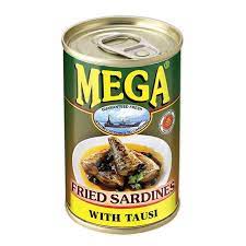 Mega Fried Sardines with Tausi 155gr